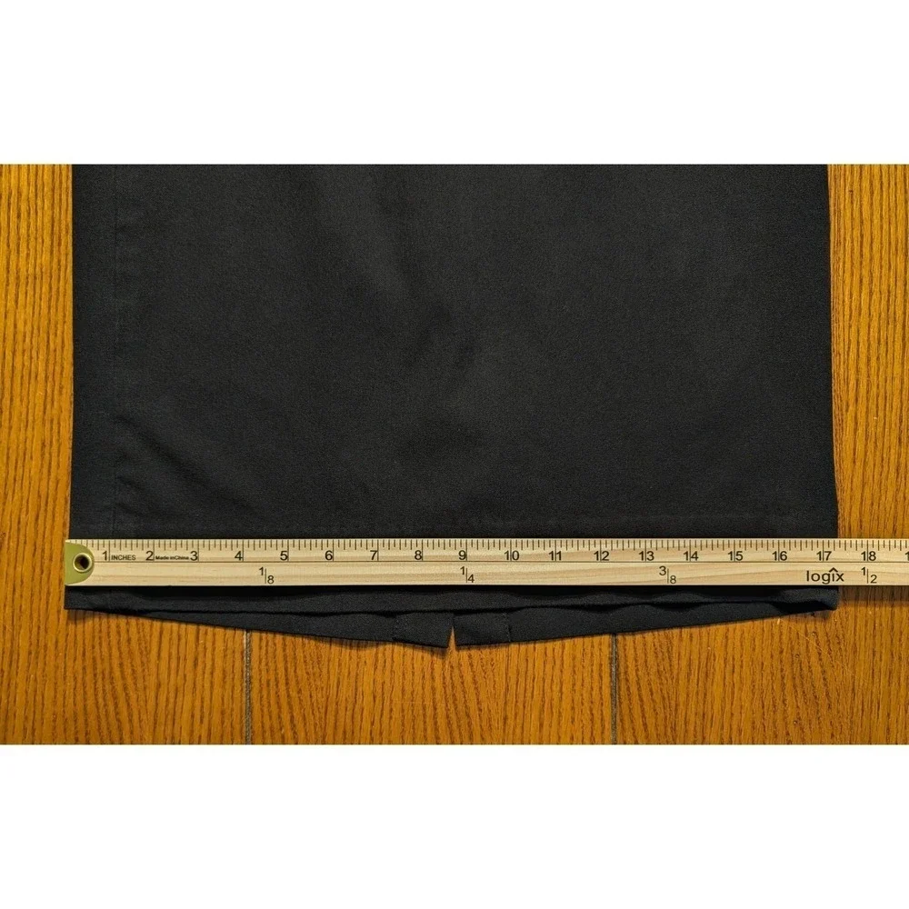 Banana Republic Pencil Skirt Womens 2 Black Stretch Cotton Blend Office Workwear